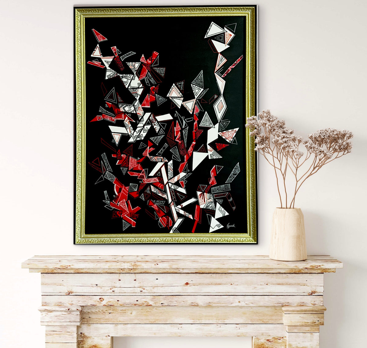 Original Acrylic Painting – Fragments of Time, Canvas 80x60