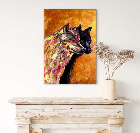 Original Acrylic Painting – Yin and Yang, Canvas 70x50