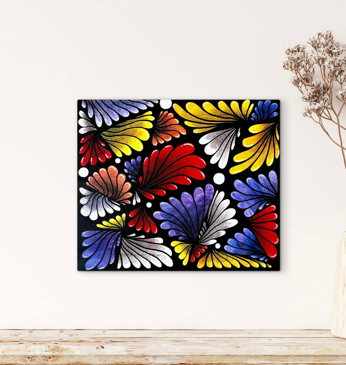 Original Acrylic Painting – The Hidden Garden III, Canvas 25x30