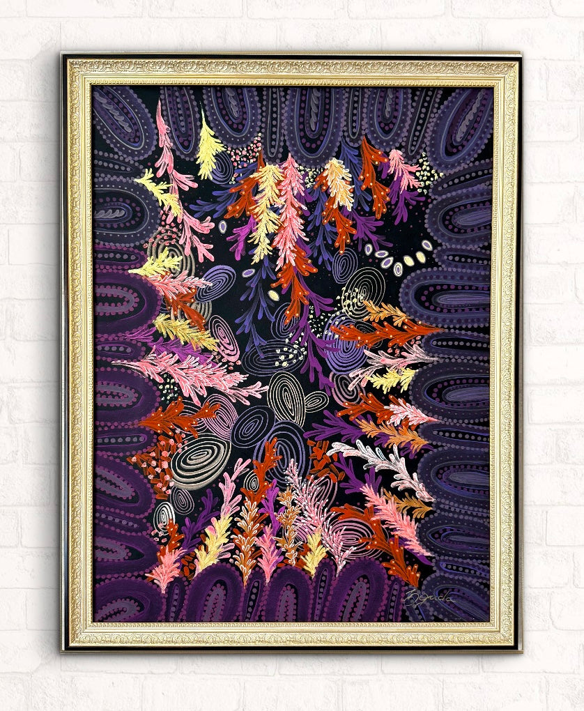 Original Acrylic Painting – In the Abyss, Canvas 80x60