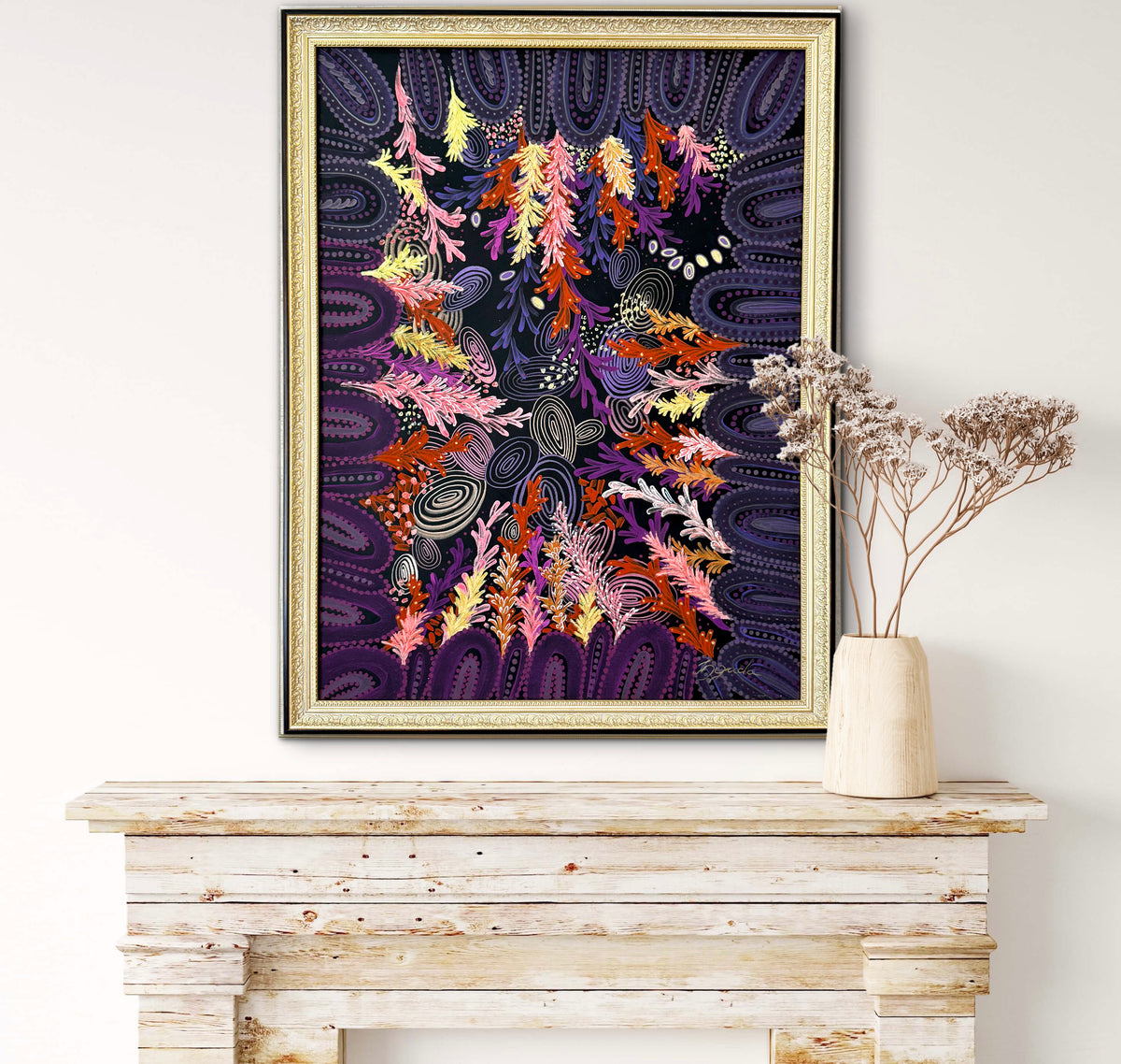 Original Acrylic Painting – In the Abyss, Canvas 80x60