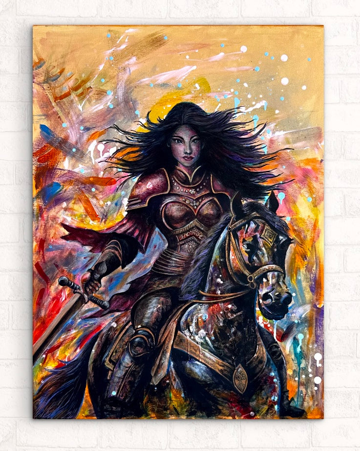 Original Acrylic Painting – The Shadow Dancer, Canvas 60x80