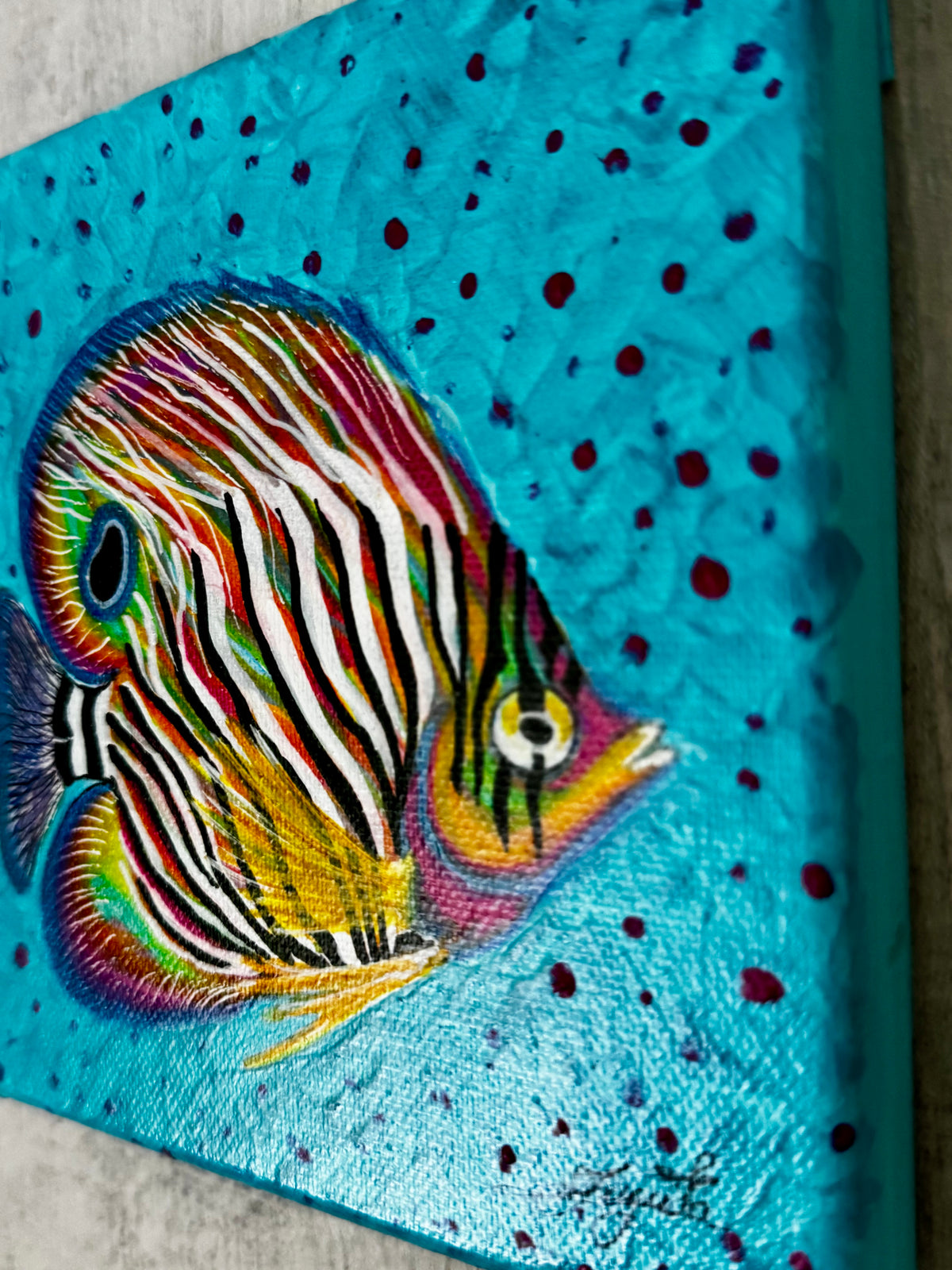 the-butterfly-fish-painting-by-ingrida-art-ingrida-tautkute-wall-art-fish-aquatic-pychedelic-colorful-detailed-artwork-ingridaart-side-view-close-up-painting-original-handmade
