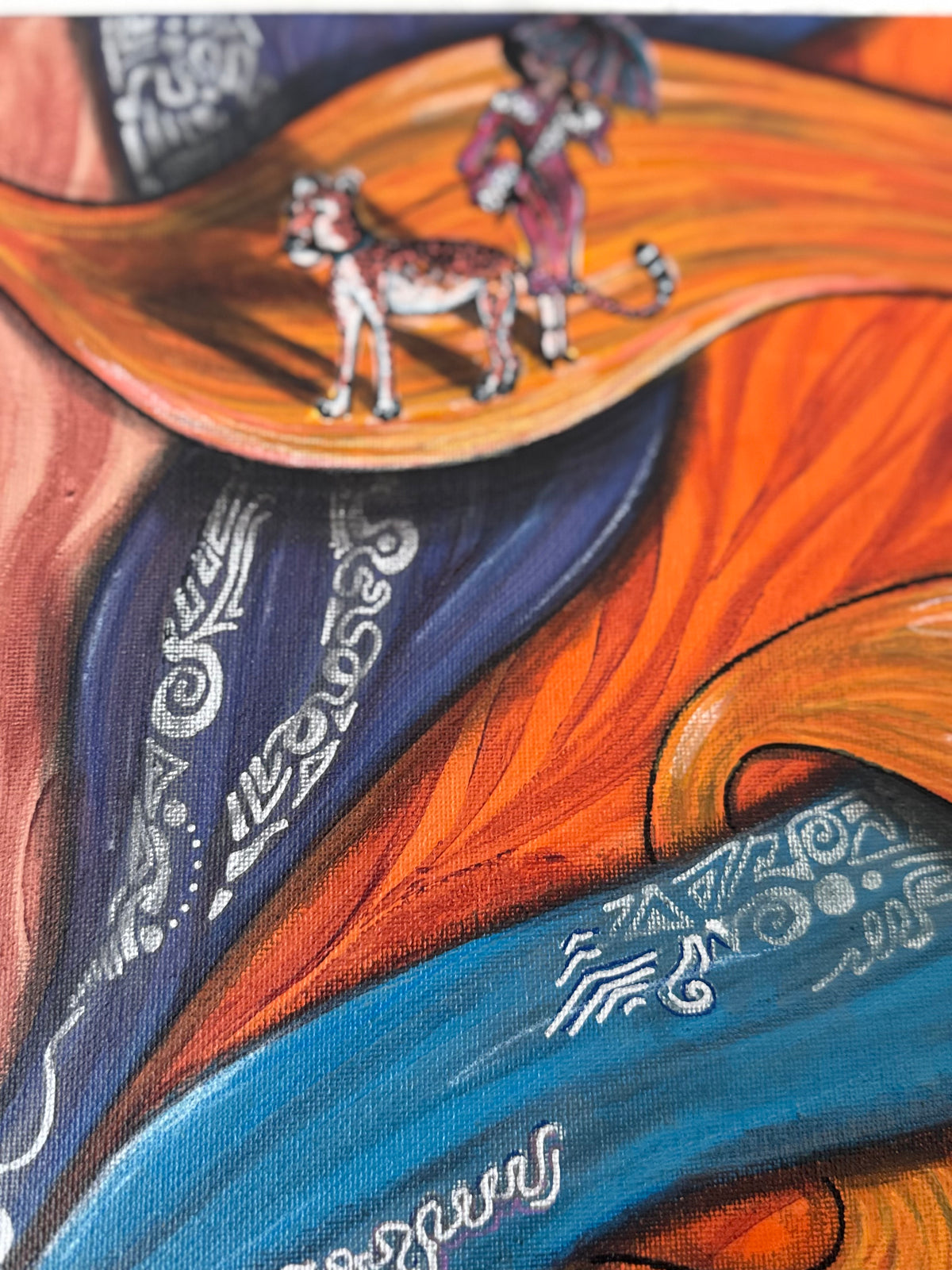 Original Acrylic Painting – Lifeline, Canvas 80x60