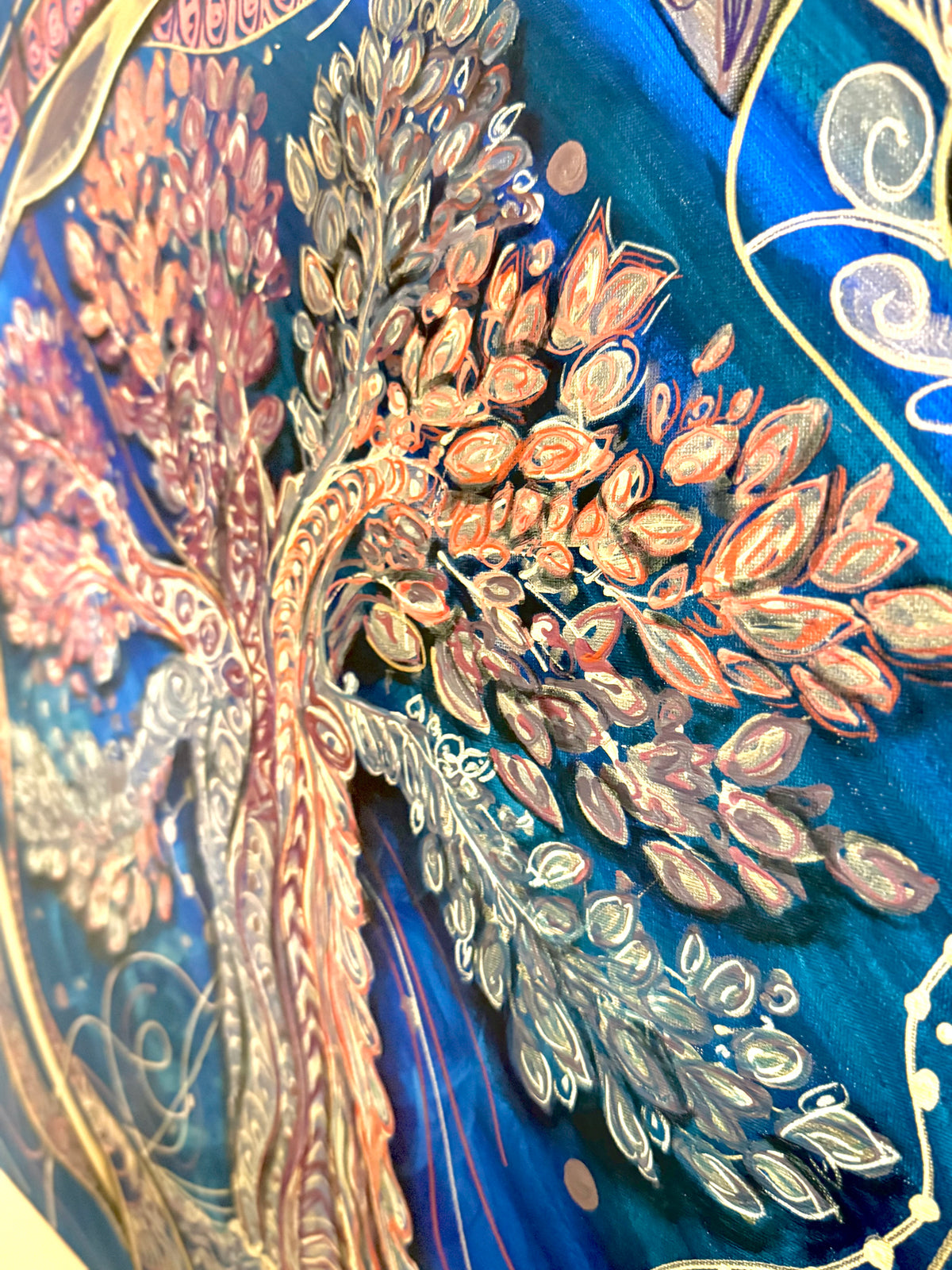 Original Acrylic Painting – The Branches of Light, Canvas 80x60