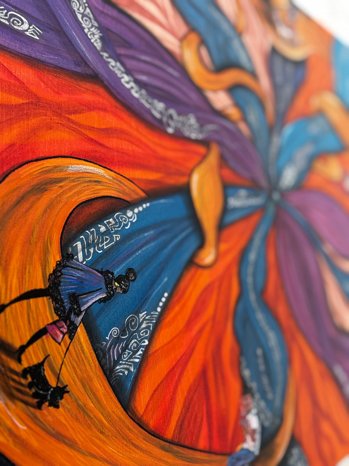 Original Acrylic Painting – Lifeline, Canvas 80x60
