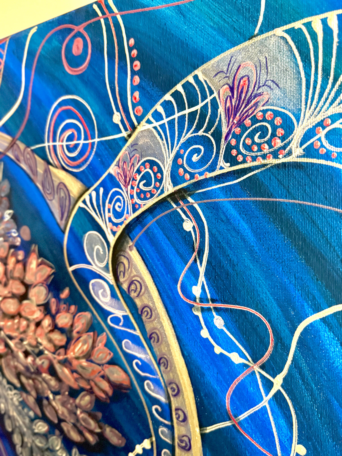 Original Acrylic Painting – The Branches of Light, Canvas 80x60