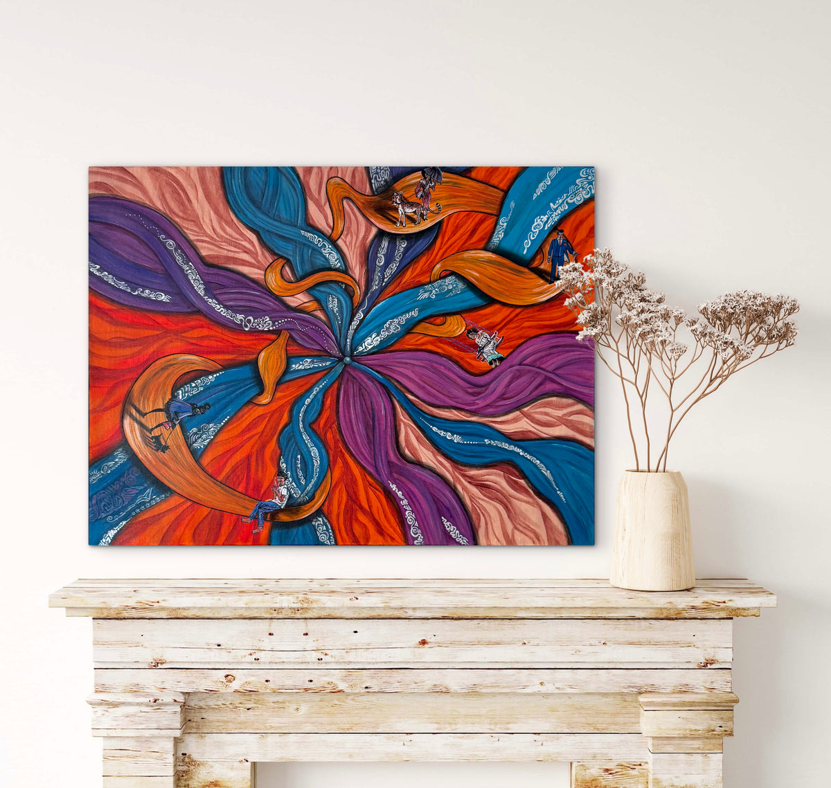 Original Acrylic Painting – Lifeline, Canvas 80x60