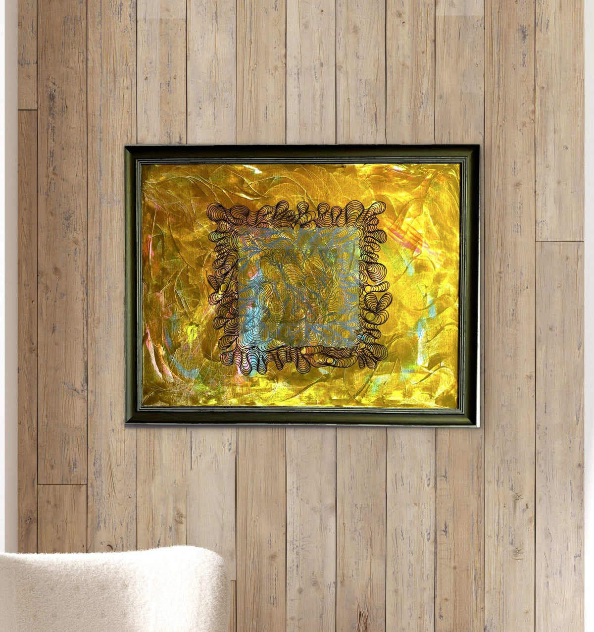 Original Acrylic Painting – When the Door Closes, the Window Opens, Abstract Canvas 80x60