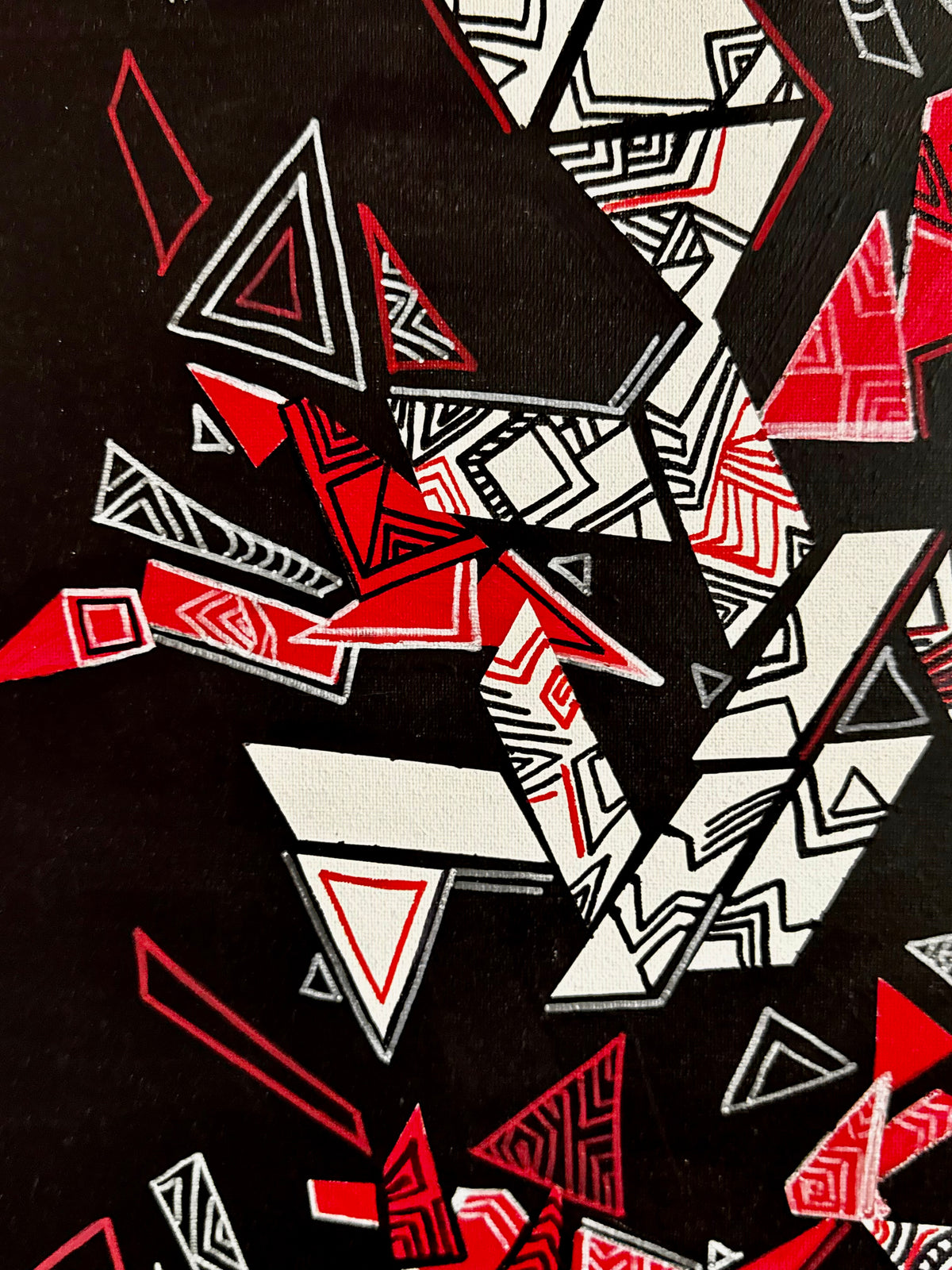 Original Acrylic Painting – Fragments of Time, Canvas 80x60