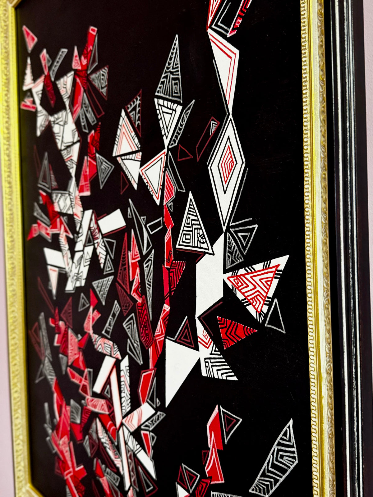 Original Acrylic Painting – Fragments of Time, Canvas 80x60