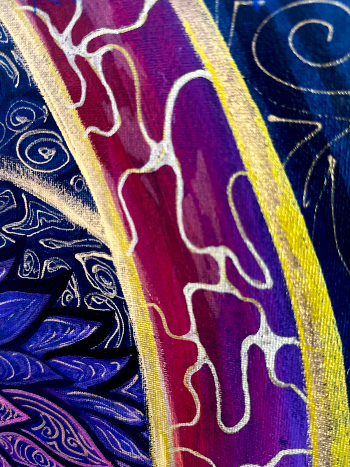Original Acrylic Painting – Two Souls, One Melody, Canvas 100x50