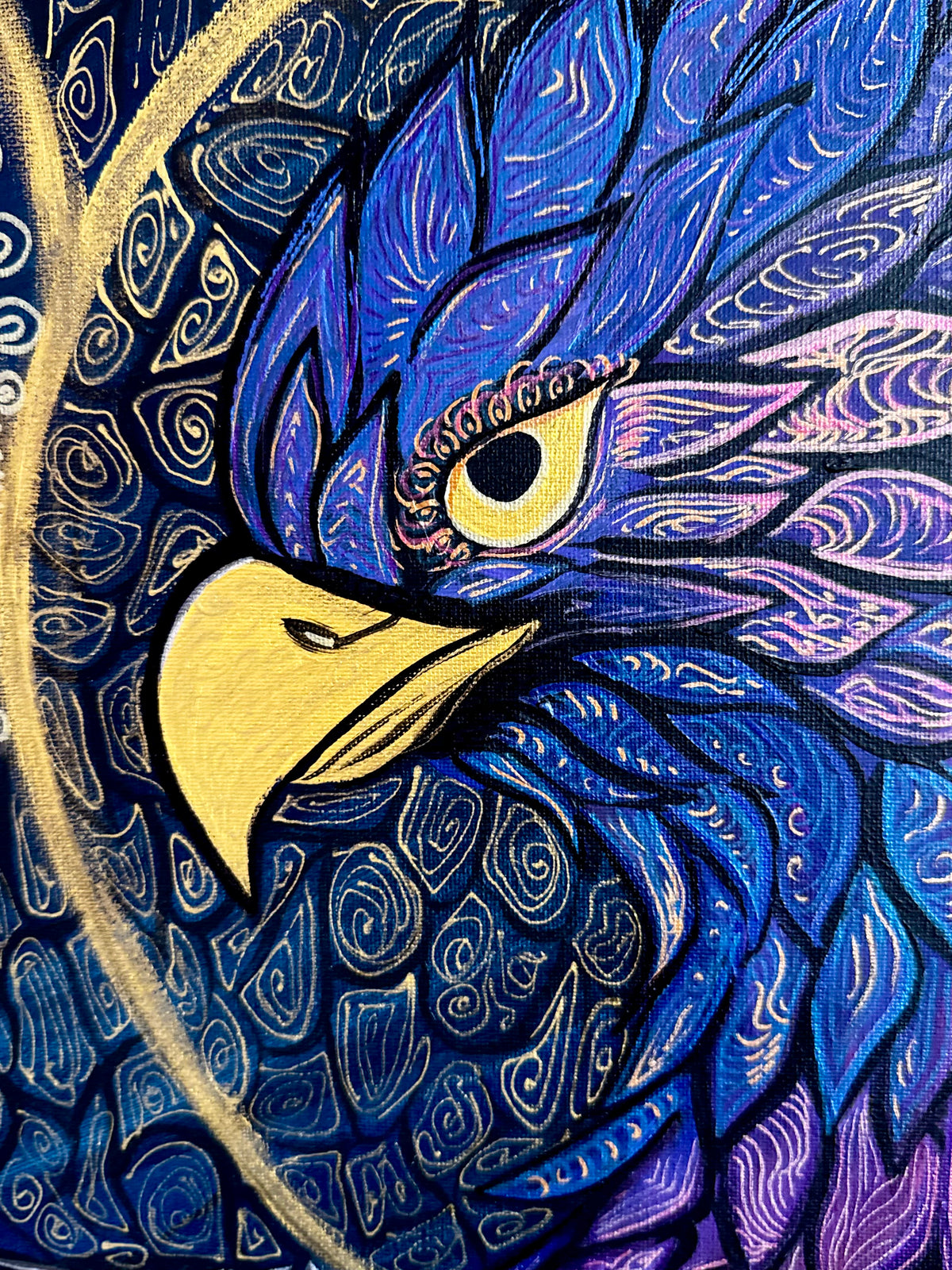 Original Acrylic Painting – Two Souls, One Melody, Canvas 100x50