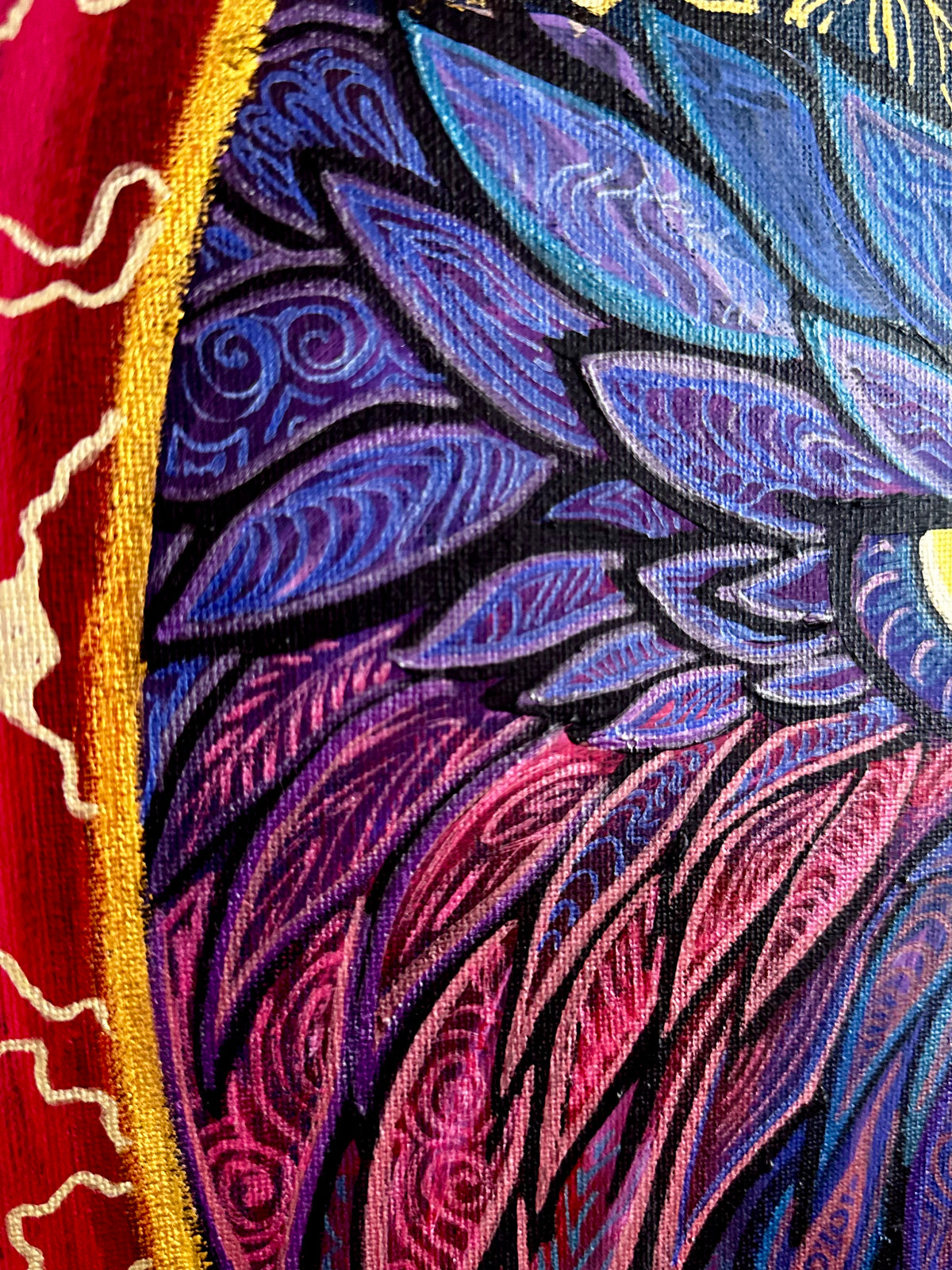 Original Acrylic Painting – Two Souls, One Melody, Canvas 100x50
