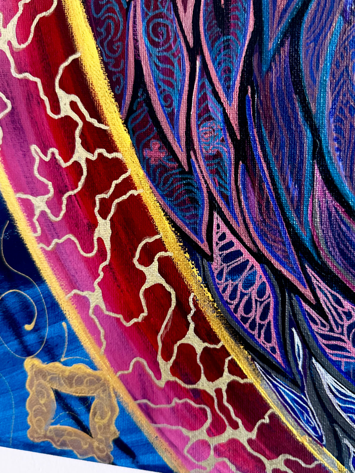 Original Acrylic Painting – Two Souls, One Melody, Canvas 100x50