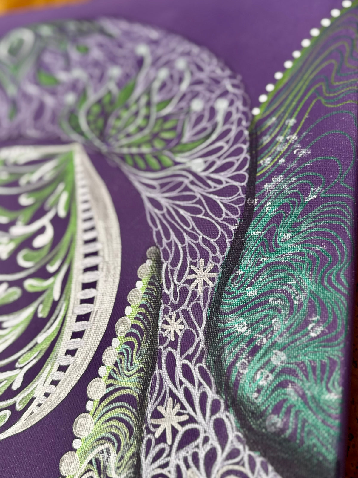 Original Acrylic Painting – A Dance with Time, Diptych 100x50 cm x2