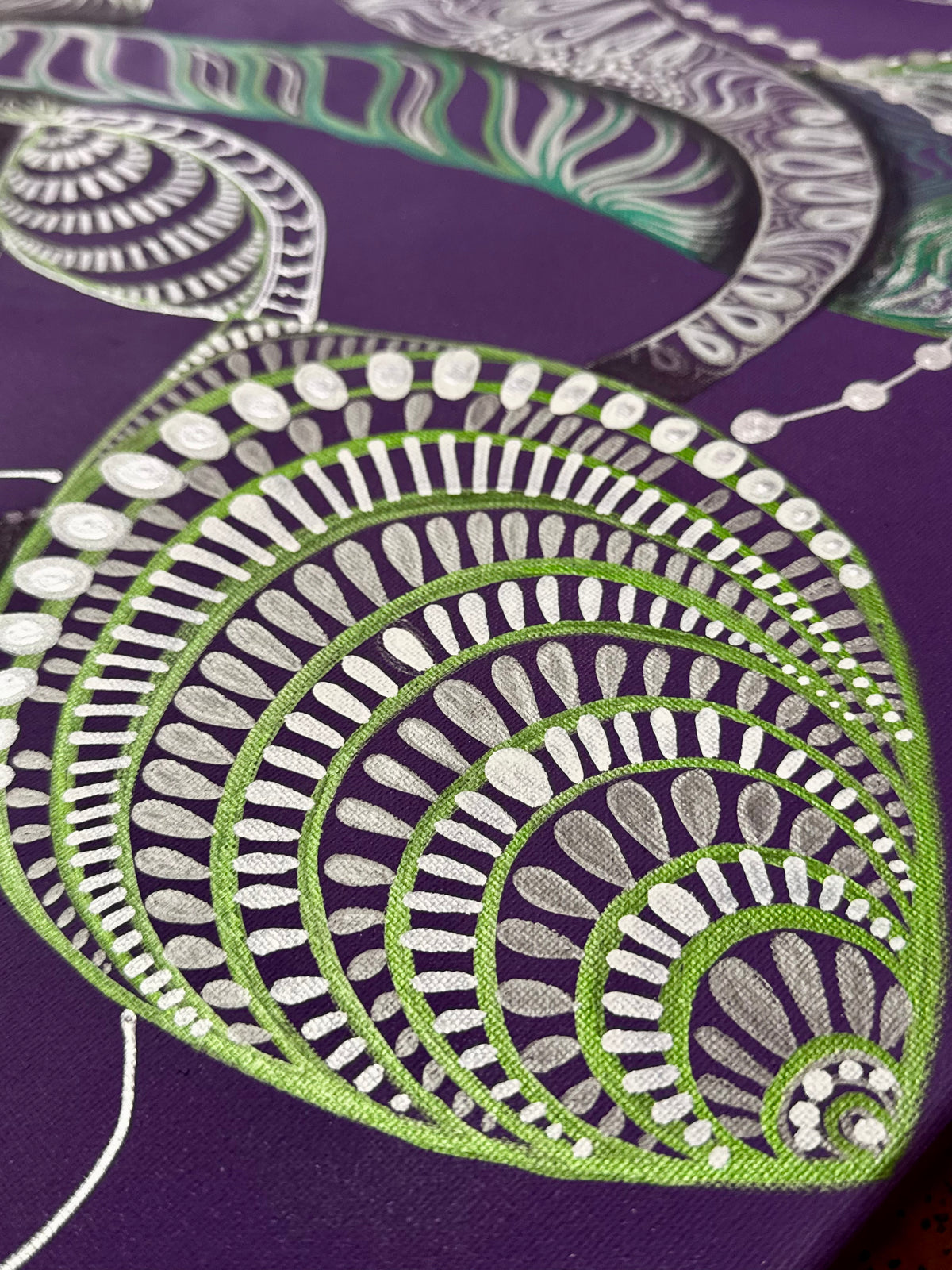Original Acrylic Painting – A Dance with Time, Diptych 100x50 cm x2