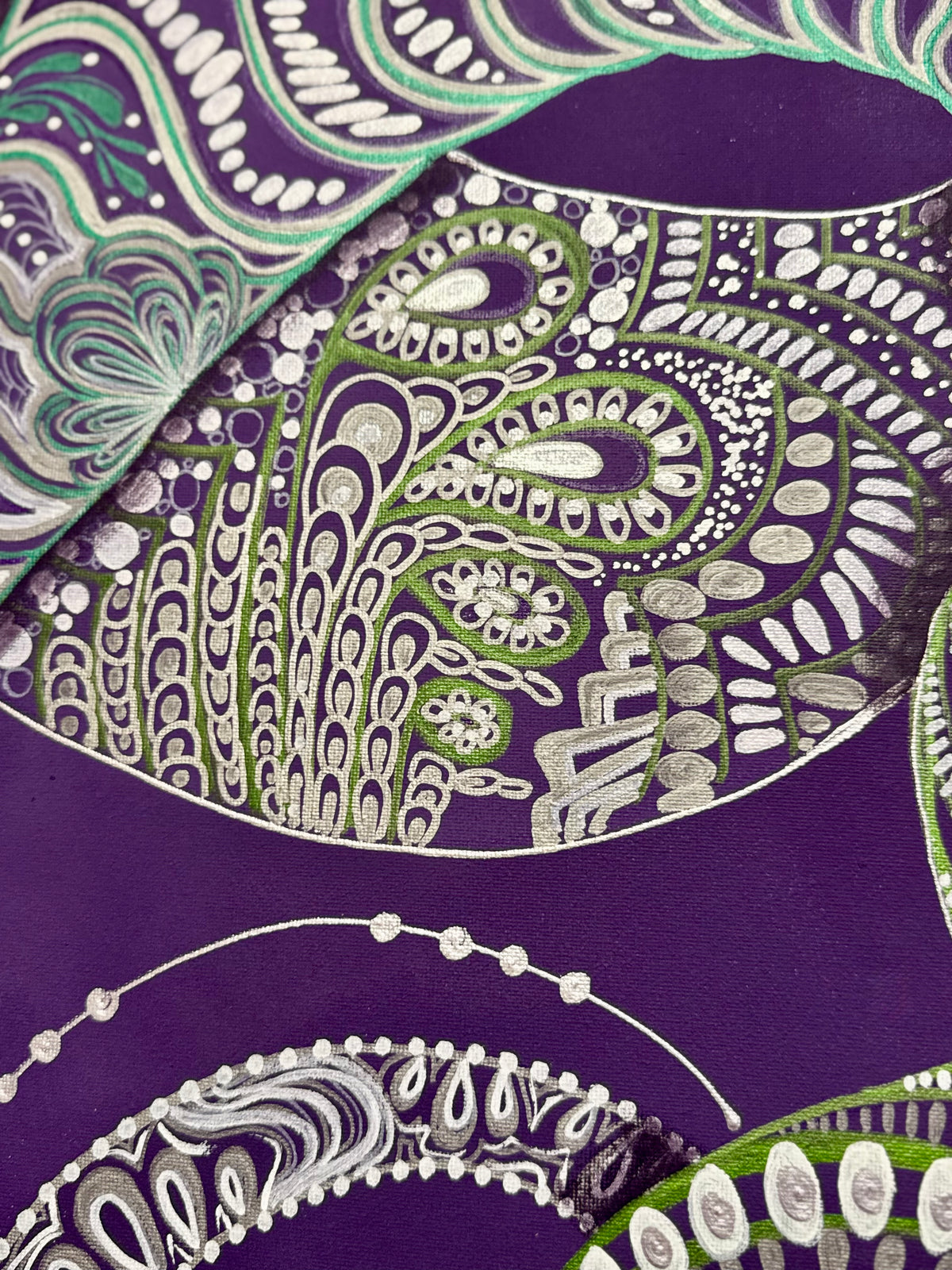 Original Acrylic Painting – A Dance with Time, Diptych 100x50 cm x2