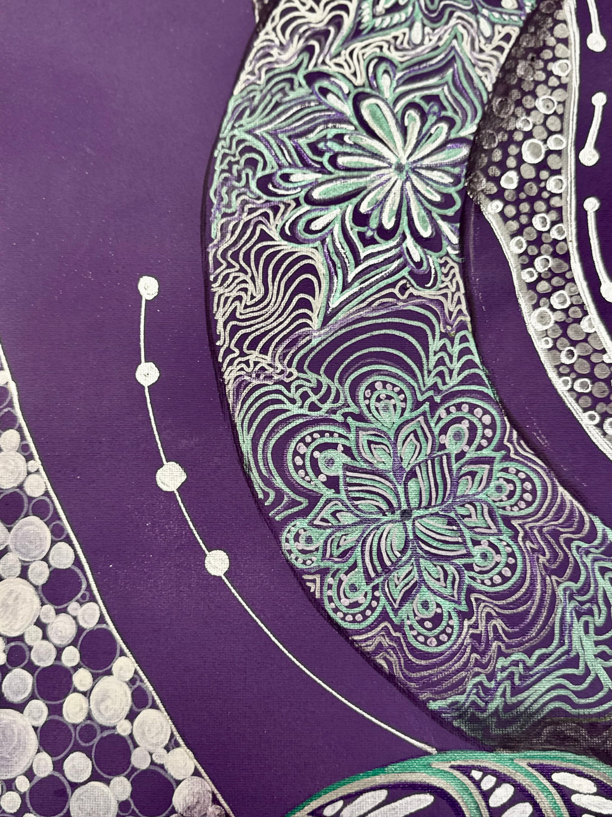 Original Acrylic Painting – A Dance with Time, Diptych 100x50 cm x2