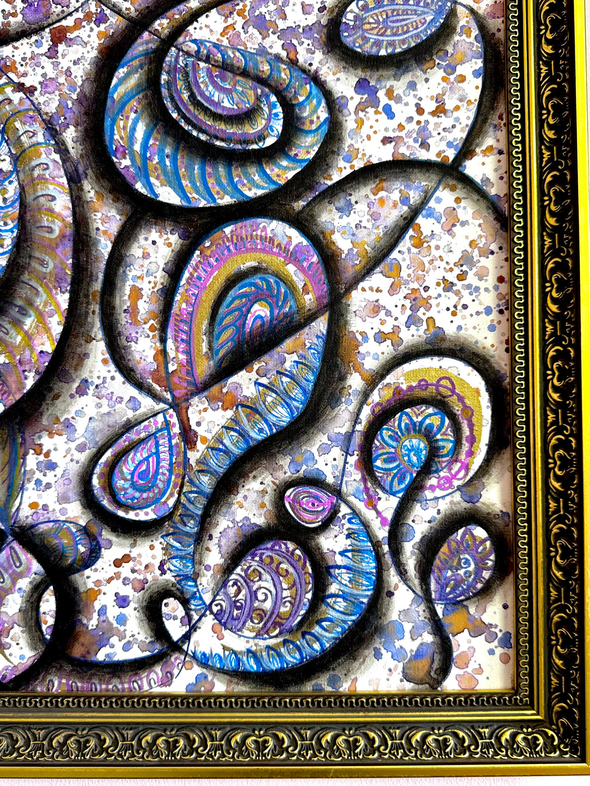 Original Acrylic Painting – Mischief of the Genie, Canvas 80x60