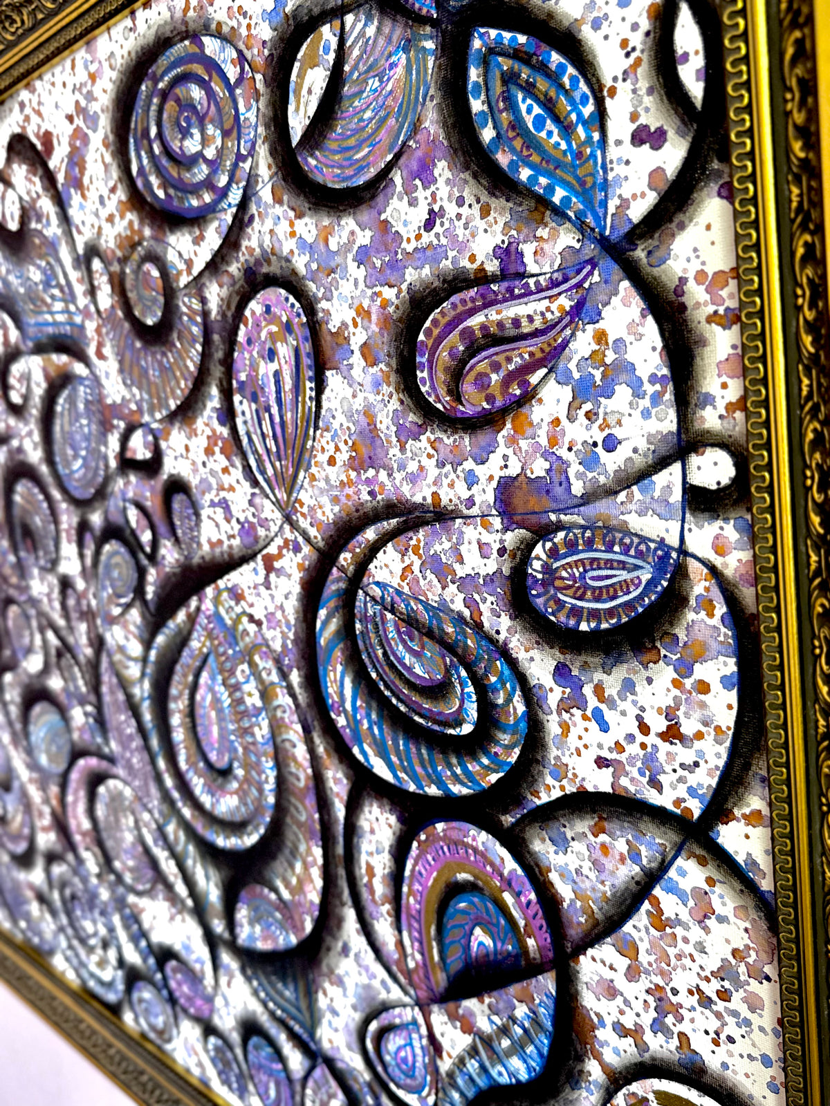 Original Acrylic Painting – Mischief of the Genie, Canvas 80x60