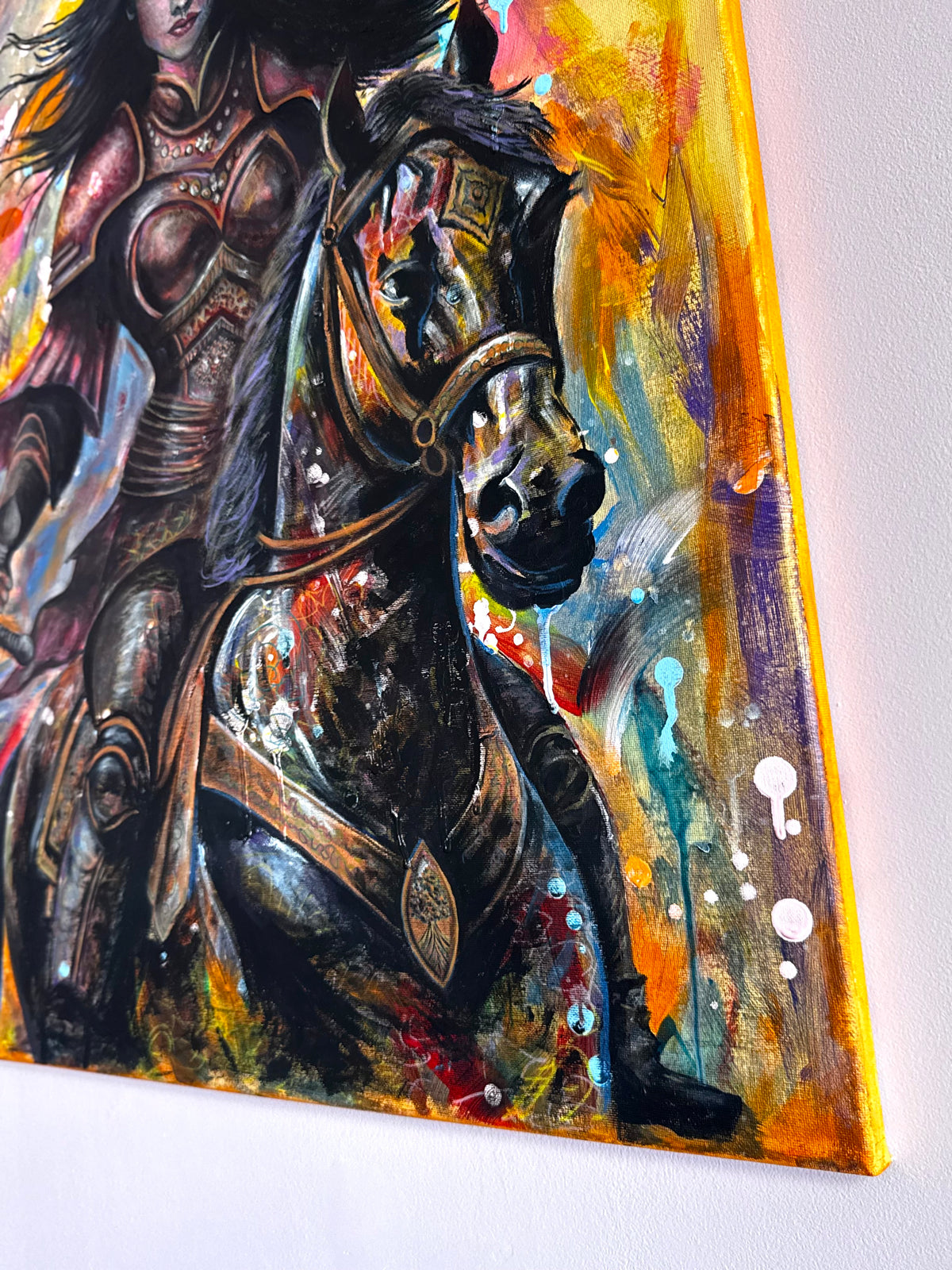 Original Acrylic Painting – The Shadow Dancer, Canvas 60x80